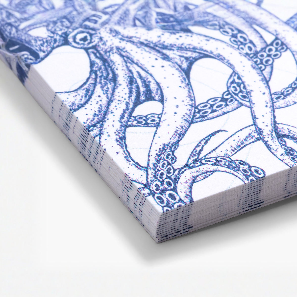 Close view of printed recycled matte business cards