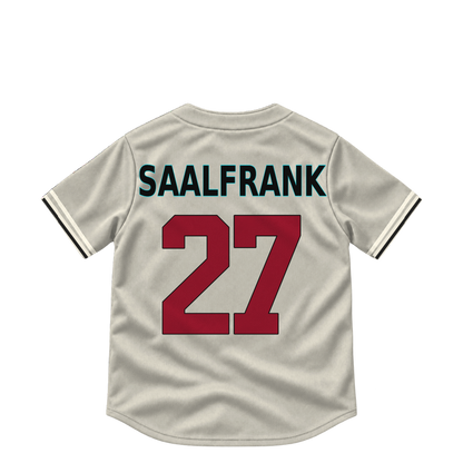 Arizona Diamondbacks jersey keychain — Andrew Saalfrank #27. Exact saved player artwork preview.