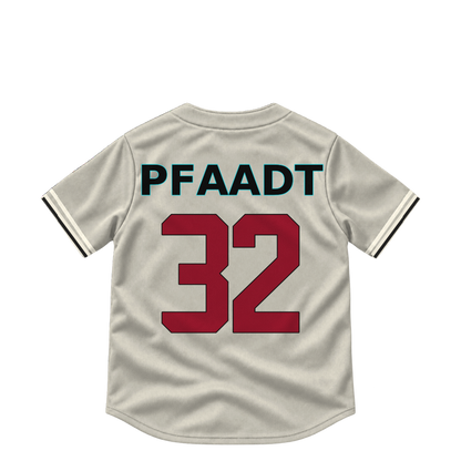 Arizona Diamondbacks jersey keychain — Brandon Pfaadt #32. Exact saved player artwork preview.