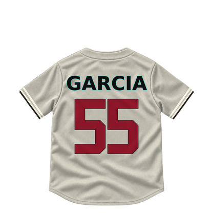 Arizona Diamondbacks jersey keychain — Brandyn Garcia #55. Exact saved player artwork preview.