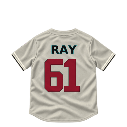 Arizona Diamondbacks jersey keychain — Dylan Ray #61. Exact saved player artwork preview.
