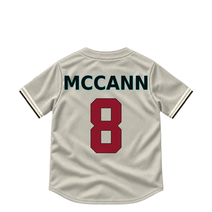 Arizona Diamondbacks jersey keychain — James McCann #8. Exact saved player artwork preview.