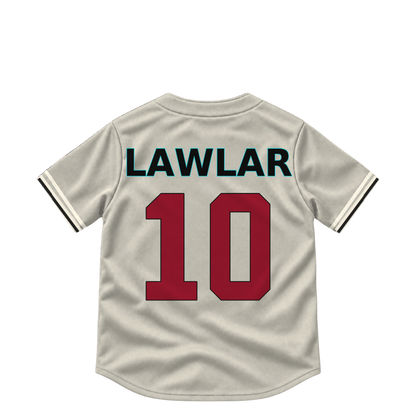 Arizona Diamondbacks jersey keychain — Jordan Lawlar #10. Exact saved player artwork preview.