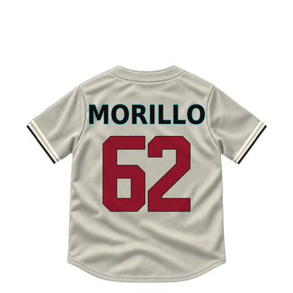 Arizona Diamondbacks jersey keychain — Juan Morillo #62. Exact saved player artwork preview.