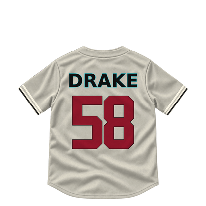 Arizona Diamondbacks jersey keychain — Kohl Drake #58. Exact saved player artwork preview.
