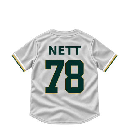 Athletics jersey keychain — Braden Nett #78. Exact saved player artwork preview.