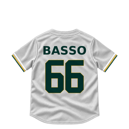 Athletics jersey keychain — Brady Basso #66. Exact saved player artwork preview.