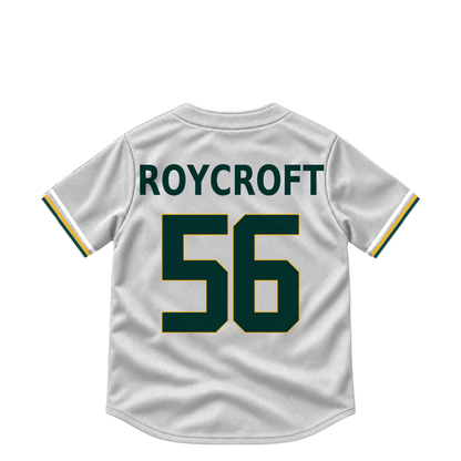 Athletics jersey keychain — Chris Roycroft #56. Exact saved player artwork preview.