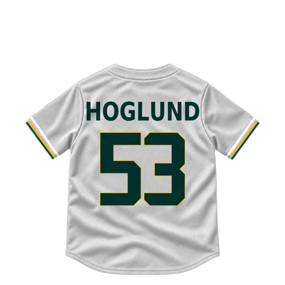 Athletics jersey keychain — Gunnar Hoglund #53. Exact saved player artwork preview.
