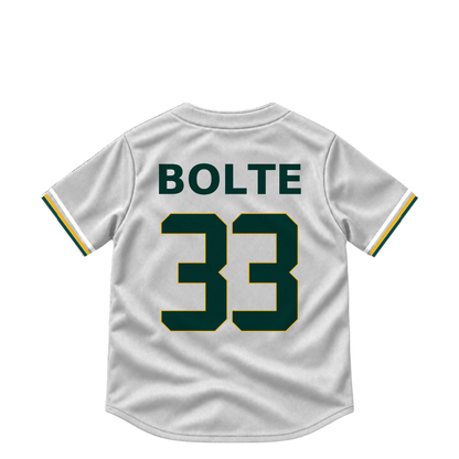 Athletics jersey keychain — Henry Bolte #33. Exact saved player artwork preview.