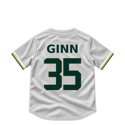 Athletics jersey keychain — J.T. Ginn #35. Exact saved player artwork preview.