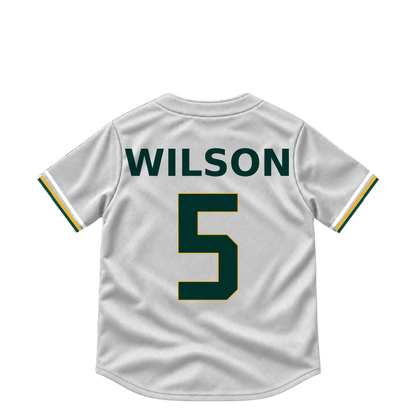 Athletics jersey keychain — Jacob Wilson #5. Exact saved player artwork preview.