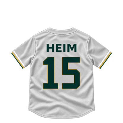 Athletics jersey keychain — Jonah Heim #15. Exact saved player artwork preview.
