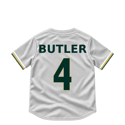 Athletics jersey keychain — Lawrence Butler #4. Exact saved player artwork preview.