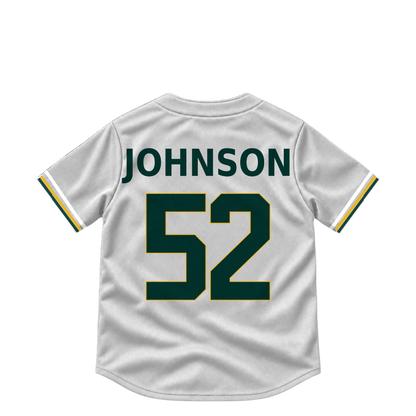 Athletics jersey keychain — Seth Johnson #52. Exact saved player artwork preview.