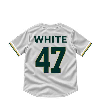 Athletics jersey keychain — Tommy White #47. Exact saved player artwork preview.
