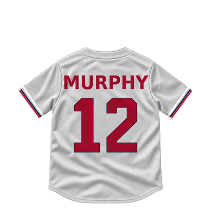 Atlanta Braves jersey keychain — Sean Murphy #12. Exact saved player artwork preview.