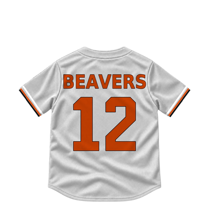 Baltimore Orioles jersey keychain — Dylan Beavers #12. Exact saved player artwork preview.