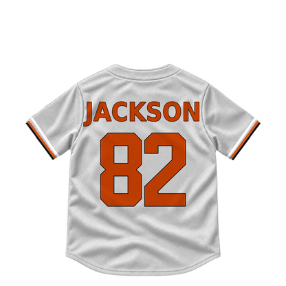 Baltimore Orioles jersey keychain — Jeremiah Jackson #82. Exact saved player artwork preview.