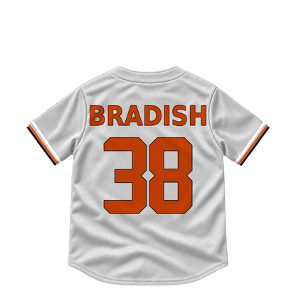 Baltimore Orioles jersey keychain — Kyle Bradish #38. Exact saved player artwork preview.