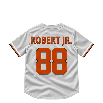 Baltimore Orioles jersey keychain — Luis Robert Jr. #88. Exact saved player artwork preview.