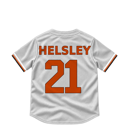 Baltimore Orioles jersey keychain — Ryan Helsley #21. Exact saved player artwork preview.