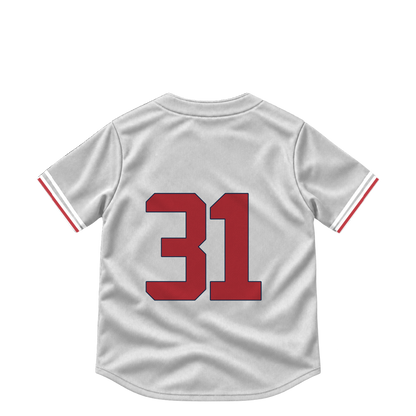 Boston Red Sox jersey keychain — Adley Rutschman #31. Exact saved player artwork preview.