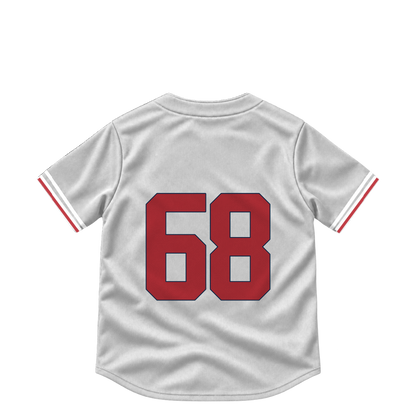 Boston Red Sox jersey keychain — Alec Gamboa #68. Exact saved player artwork preview.