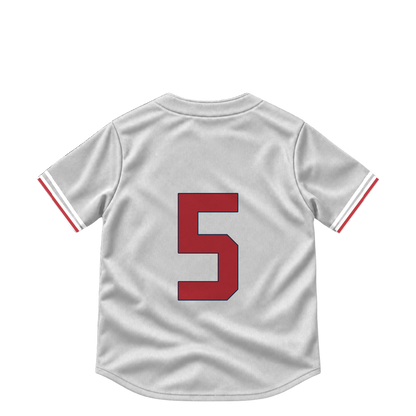 Boston Red Sox jersey keychain — Caleb Durbin #5. Exact saved player artwork preview.