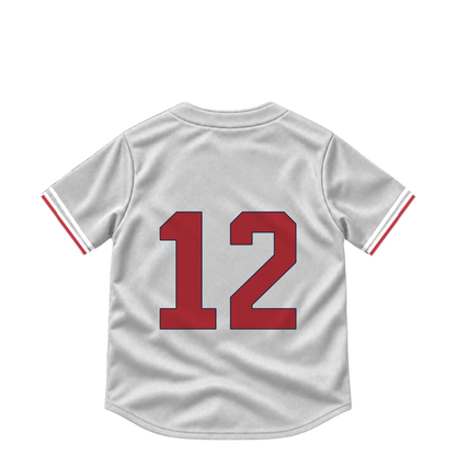 Boston Red Sox jersey keychain — Connor Wong #12. Exact saved player artwork preview.