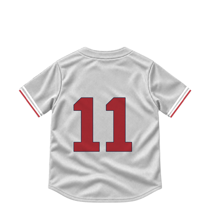 Boston Red Sox jersey keychain — Curtis Mead #11. Exact saved player artwork preview.