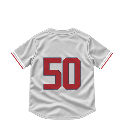 Boston Red Sox jersey keychain — Kutter Crawford #50. Exact saved player artwork preview.