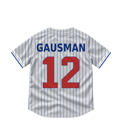 Chicago Cubs jersey keychain — Kevin Gausman #12. Exact saved player artwork preview.