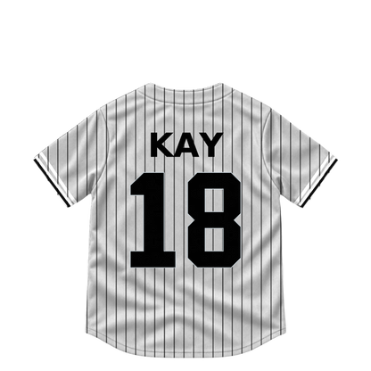 Chicago White Sox jersey keychain — Anthony Kay #18. Exact saved player artwork preview.
