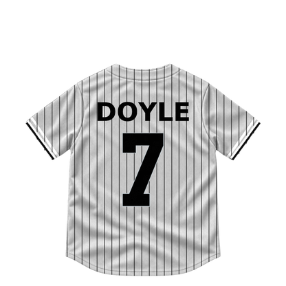 Chicago White Sox jersey keychain — Brenton Doyle #7. Exact saved player artwork preview.