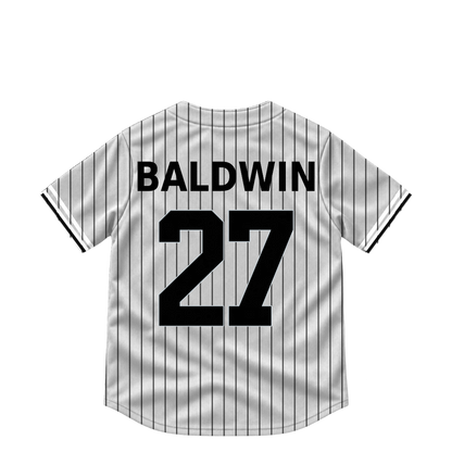 Chicago White Sox jersey keychain — Brooks Baldwin #27. Exact saved player artwork preview.