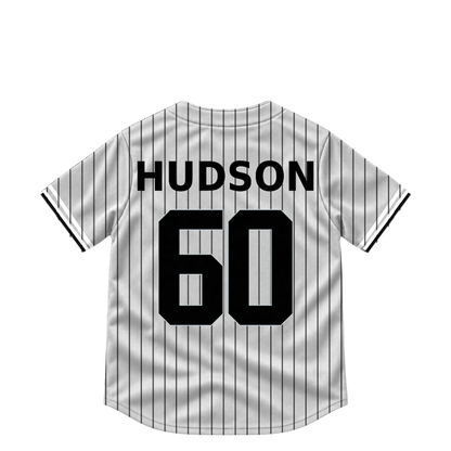 Chicago White Sox jersey keychain — Bryan Hudson #60. Exact saved player artwork preview.