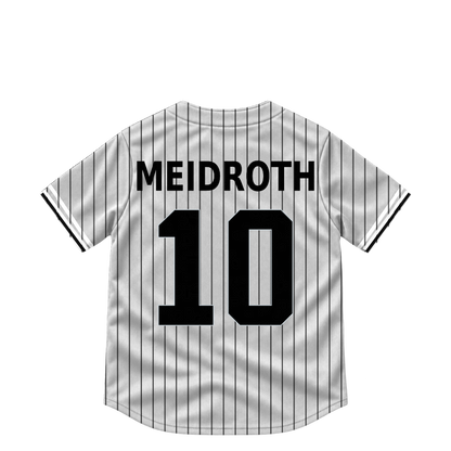 Chicago White Sox jersey keychain — Chase Meidroth #10. Exact saved player artwork preview.