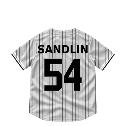Chicago White Sox jersey keychain — David Sandlin #54. Exact saved player artwork preview.