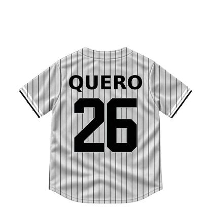 Chicago White Sox jersey keychain — Edgar Quero #26. Exact saved player artwork preview.