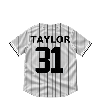 Chicago White Sox jersey keychain — Grant Taylor #31. Exact saved player artwork preview.