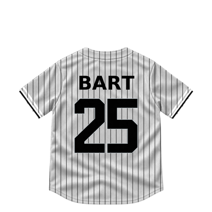 Chicago White Sox jersey keychain — Joey Bart #25. Exact saved player artwork preview.
