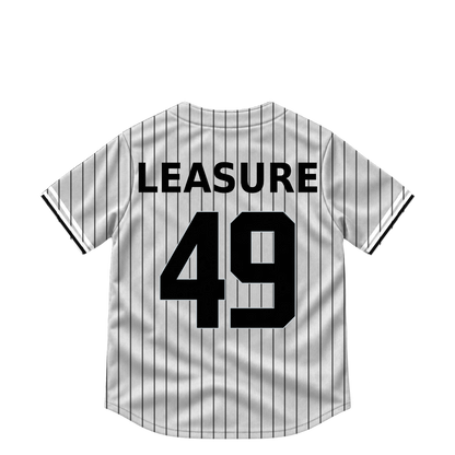 Chicago White Sox jersey keychain — Jordan Leasure #49. Exact saved player artwork preview.