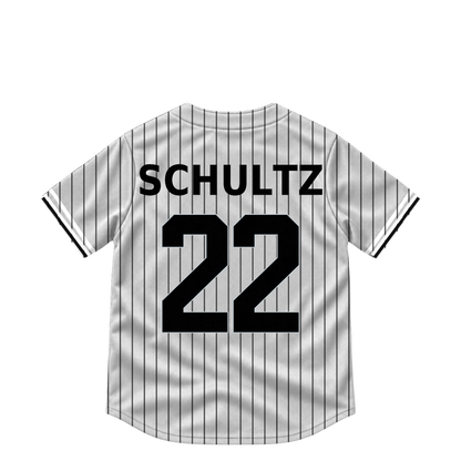 Chicago White Sox jersey keychain — Noah Schultz #22. Exact saved player artwork preview.