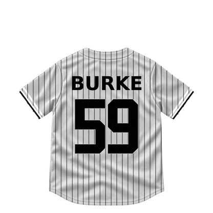 Chicago White Sox jersey keychain — Sean Burke #59. Exact saved player artwork preview.