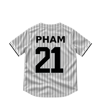 Chicago White Sox jersey keychain — Tommy Pham #21. Exact saved player artwork preview.