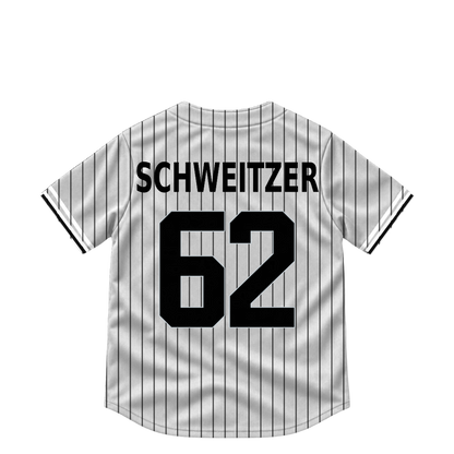 Chicago White Sox jersey keychain — Tyler Schweitzer #62. Exact saved player artwork preview.