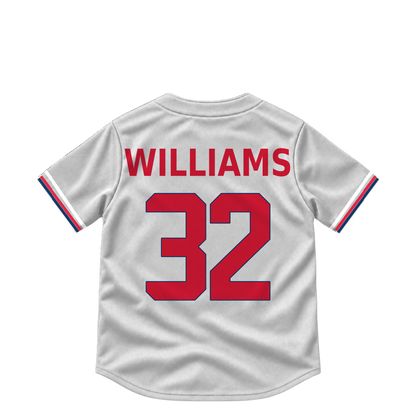 Cleveland Guardians jersey keychain — Gavin Williams #32. Exact saved player artwork preview.