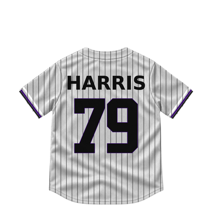 Colorado Rockies jersey keychain — Hayden Harris #79. Exact saved player artwork preview.