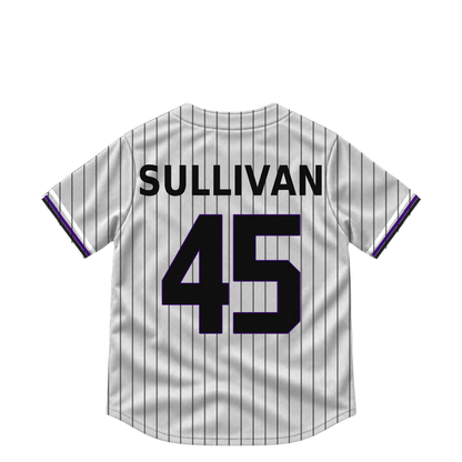 Colorado Rockies jersey keychain — Sean Sullivan #45. Exact saved player artwork preview.